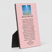 Onderdoms me Lord Plaque Fotoplaat (Zijkant)