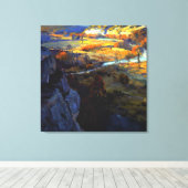 Onderdonk - Blauwen op de Guadalupe Canvas Afdruk (Insitu (Houten vloer))