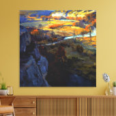 Onderdonk - Blauwen op de Guadalupe Canvas Afdruk (Insitu (Woonkamer))