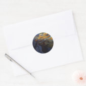 Onderdonk - Blauwen op de Guadalupe Ronde Sticker (Envelop)