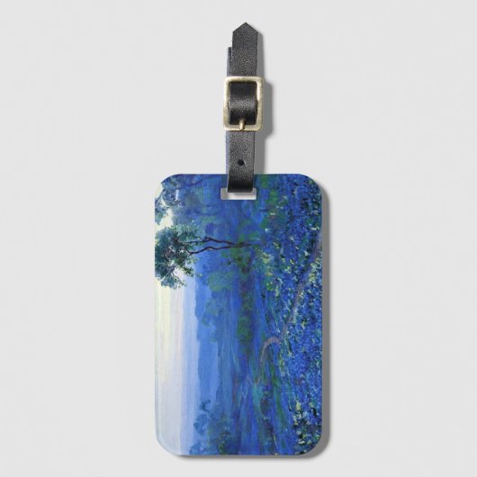 Onderdonk - Bluebonnet landschap met Cacti, Road, Bagagelabel (Voorkant (verticaal))