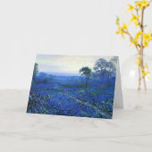 Onderdonk - Bluebonnet landschap met Cacti, Road, Kaart (Gele Bloem)