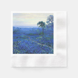Onderdonk - Bluebonnet landschap met Cacti, Servet