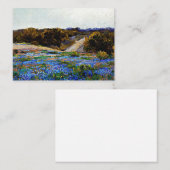Onderdonk - Bluebonnets at Late vanmiddag Notitiekaartje (Voorkant / Achterkant)