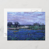 Onderdonk - Bluebonnets at Twilight 1922 Briefkaart (Voorkant / Achterkant)