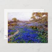 Onderdonk - Bluebonnets at Twilight, North of San Briefkaart (Voorkant / Achterkant)