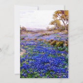 Onderdonk - Bluebonnets bij schemering, ten noorde Kaart (Voorkant)