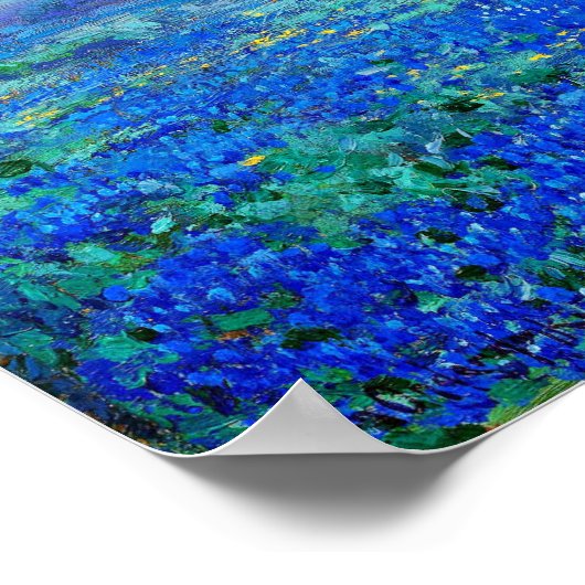 Onderdonk - Bluebonnets bij Sunrise Poster (Hoek)