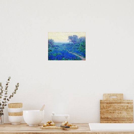 Onderdonk - Bluebonnets bij Sunrise Poster (Keuken)