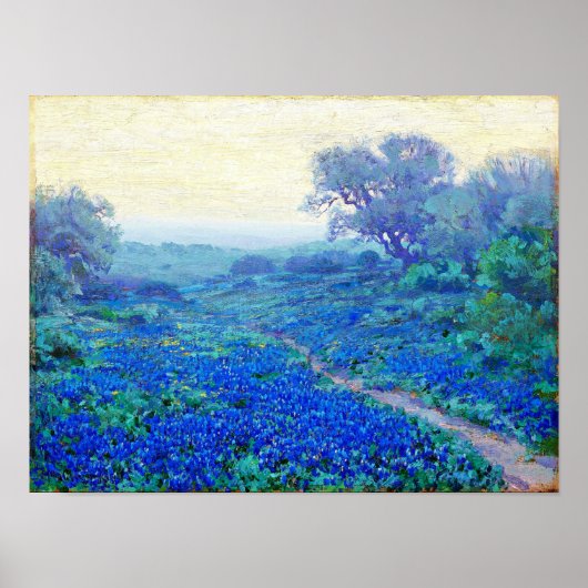 Onderdonk - Bluebonnets bij Sunrise Poster (Voorkant)