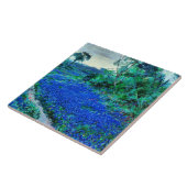 Onderdonk - Bluebonnets in de Misty Morning Tegeltje (Zijkant)