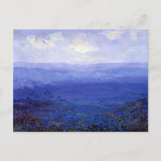 Onderdonk - Bluebonnets in Texaans Briefkaart (Voorkant)