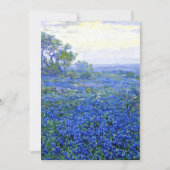 Onderdonk - Cloudy Day, Bluebonnets San Antonio Kaart (Voorkant)
