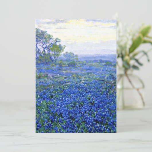 Onderdonk - Cloudy Day, Bluebonnets San Antonio Kaart (Staand voorkant)