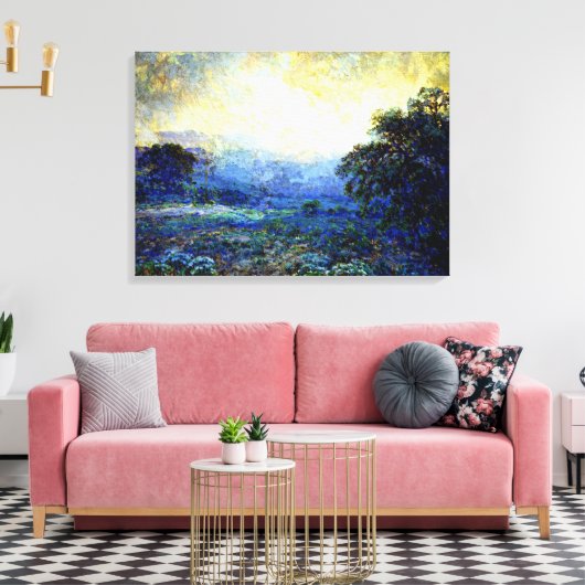 Onderdonk - Dawn in the Hills Canvas Afdruk (Insitu (Woonkamer))