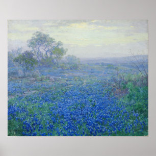 Onderdonk - Een Bewolkte Dag Bluebonnets 1918 Poster