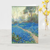 Onderdonk - Een heuvelhelling van Bluebonnets - Te Kaart (Gele Bloem)