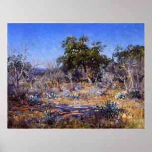 Onderdonk - Een januardedag in Brush Country 1922 Poster