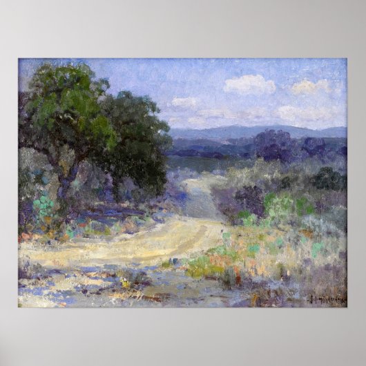 Onderdonk - Een pad door Texas Hill Country Poster (Voorkant)