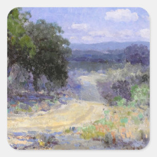 Onderdonk - Een pad door Texas Hill Country Vierkante Sticker