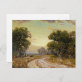 Onderdonk - Evening near Jackson, SW Texas Briefkaart (Voorkant / Achterkant)