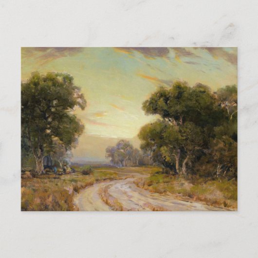 Onderdonk - Evening near Jackson, SW Texas Briefkaart (Voorkant)