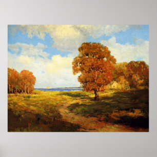 Onderdonk - Glimp van de zee, Long Island Poster