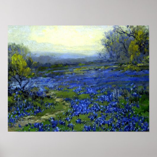 Onderdonk - Goedemorgen in de Bluebonnets Poster (Voorkant)