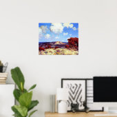 Onderdonk - In de heuvels van de Spaanse Oaks Poster (Thuiskantoor)