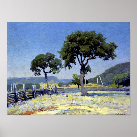 Onderdonk - Live Oak Trees Poster (Voorkant)