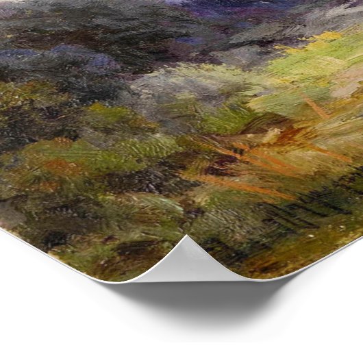 Onderdonk - Morning in Hills Southwest Texas Poster (Hoek)