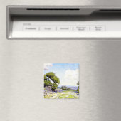 Onderdonk-Morning in the Live Oaks, Boerne, Texas Magneet (Insitu (Vaatwasser))