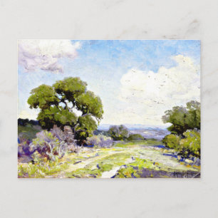 Onderdonk -Ochtend in de Live Oaks, Boerne, Texas Briefkaart