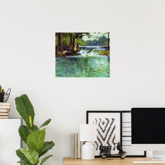 Onderdonk - On Guadalupe 1914 Poster (Thuiskantoor)