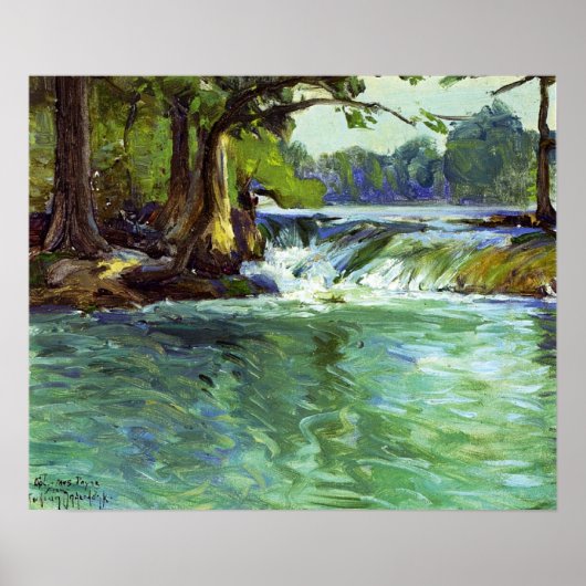 Onderdonk - On Guadalupe 1914 Poster (Voorkant)