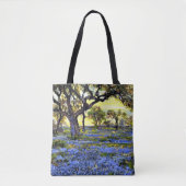 Onderdonk - Oude levende eik- en blauwbonnenbomen Tote Bag (Voorkant)
