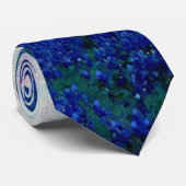 Onderdonk - Pad door een veld met bluebonnets Stropdas (Opgerold)