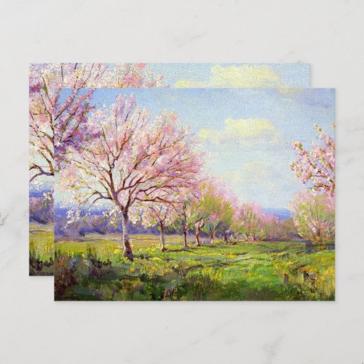 Onderdonk - Peach Orchard Briefkaart (Voorkant / Achterkant)