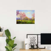 Onderdonk - Peach Orchard on Mavericks Boerderij 1 Poster (Thuiskantoor)