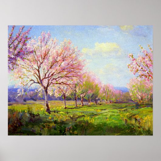 Onderdonk - Peach Orchard on Mavericks Boerderij 1 Poster (Voorkant)