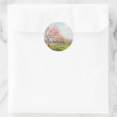 Onderdonk - Peach Orchard Ronde Sticker (Tas)