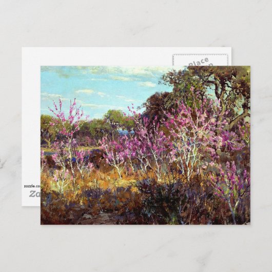 Onderdonk - Rosebud Tree in Bloom bij Leon Springs Briefkaart (Voorkant / Achterkant)