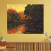 Onderdonk - San Antonio River Canvas Afdruk (Insitu (Woonkamer))