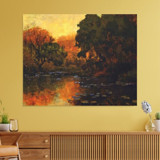 Onderdonk - San Antonio River Canvas Afdruk (Insitu (Woonkamer))