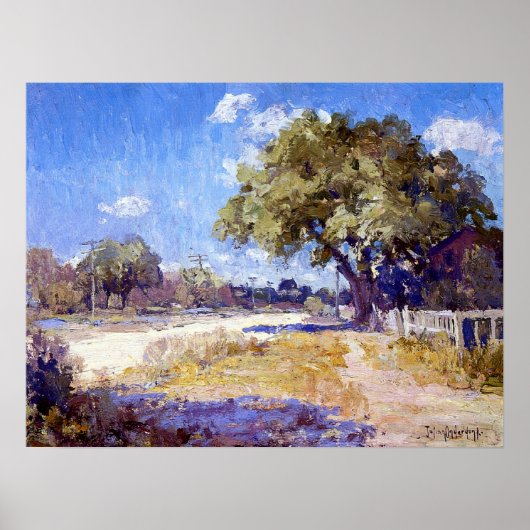 Onderdonk - Texaans landschap Poster (Voorkant)