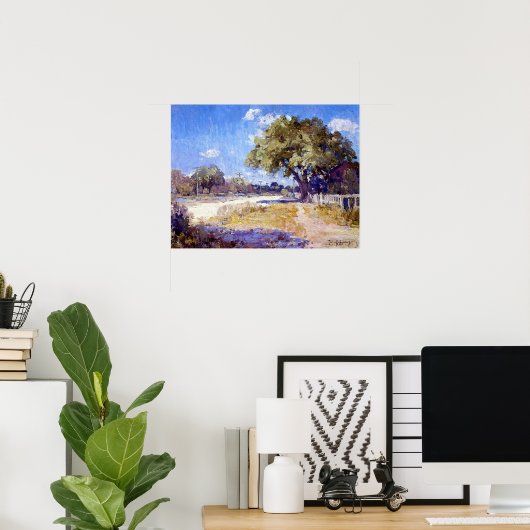 Onderdonk - Texas Landscape Poster (Thuiskantoor)