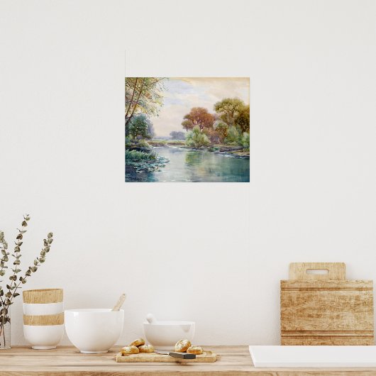 Onderdonk - Zonder titel Landschap Poster (Keuken)