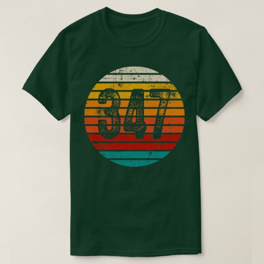 onderdruk 347 Gebiedscode T-shirt (Design voorkant)