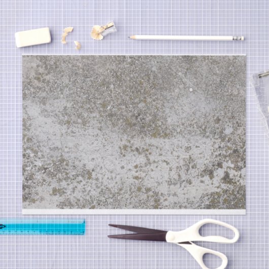 Onderdruk betonnen weetherde textuur DIY T Tissuepapier (Craft)