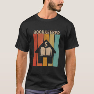 Onderdruk boekhouder Mannen Vrouwen kletsen boekho T-shirt